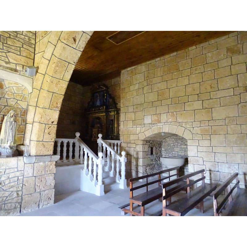 the baptismal chapel by the foot of the stairs leading to the west gallery