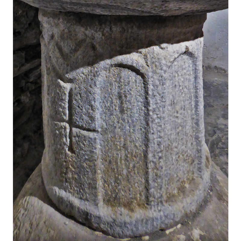 it covers most of the stem of the base