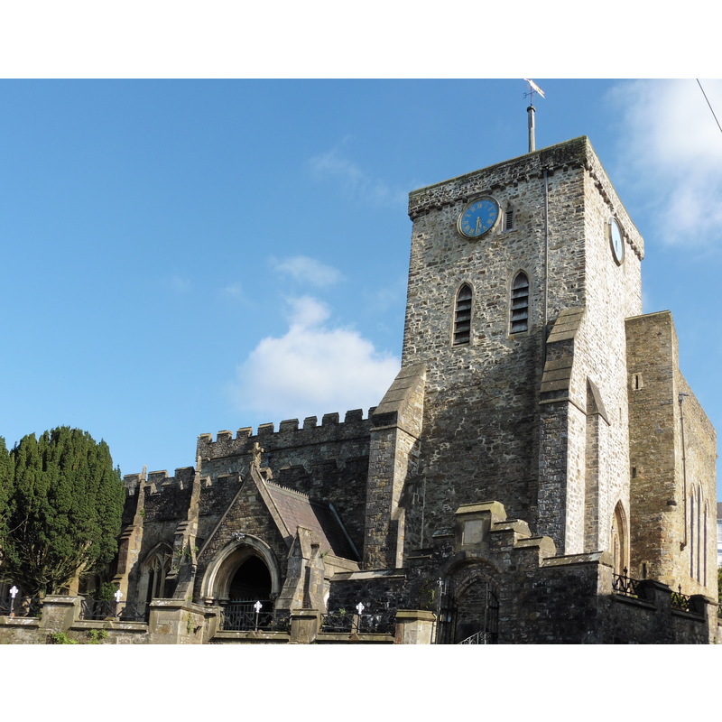 Source caption: "Haverfordwest, St Mary the Virgin"
