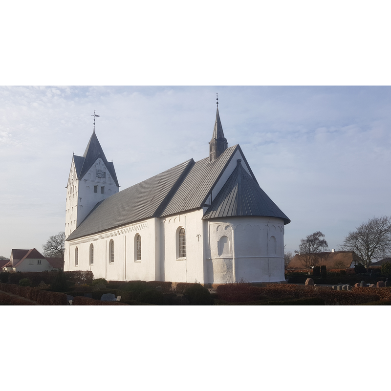 Source caption: "Brøns Kirke"
