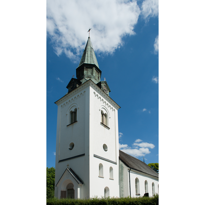 Source caption: "Church in Frinnaryd, Aneby Kommun, Sweden"