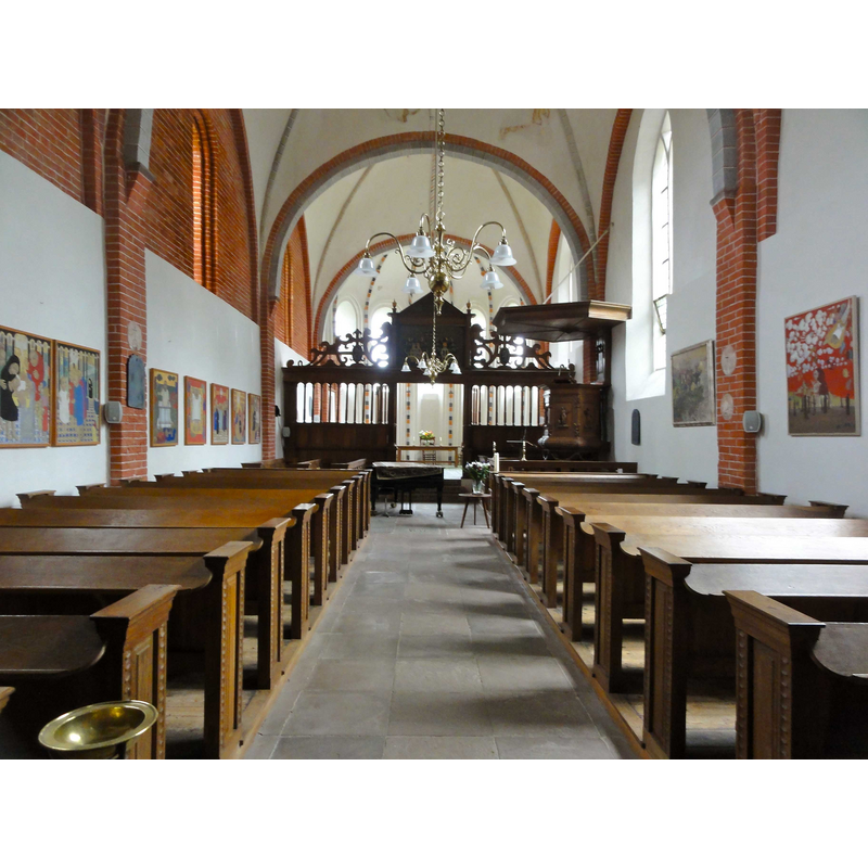 Source caption: " Interieur Johannes de Doperkerk in Huizinge"