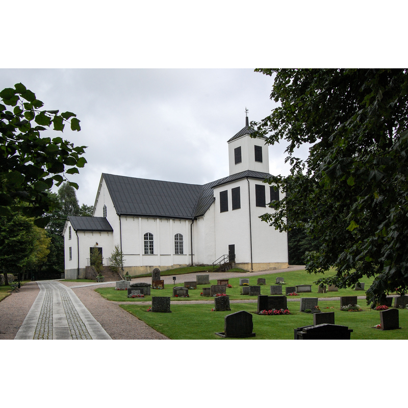 Source caption: "Näsby kyrka.Exteriör"