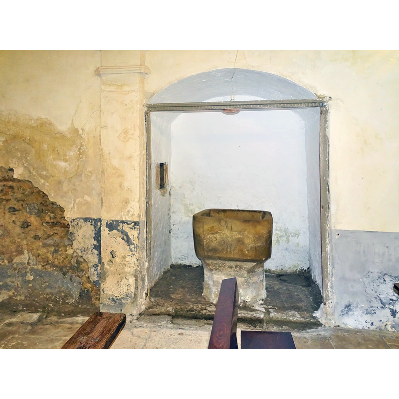 niche in the north side wall