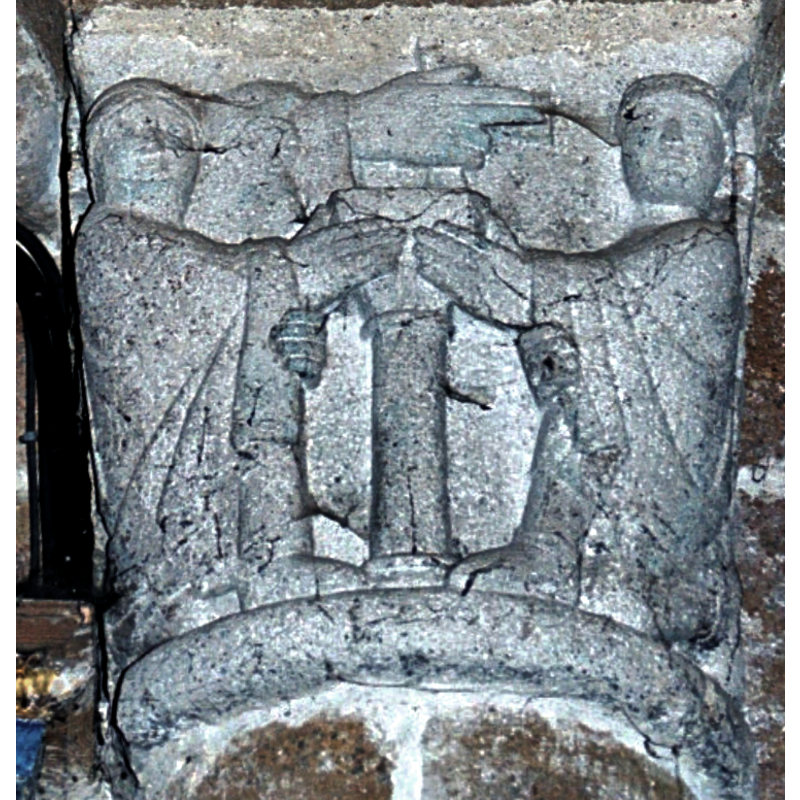 Source caption: "France - Auvergne - Cantal - Église Saint-Beauzire de Trizac"
