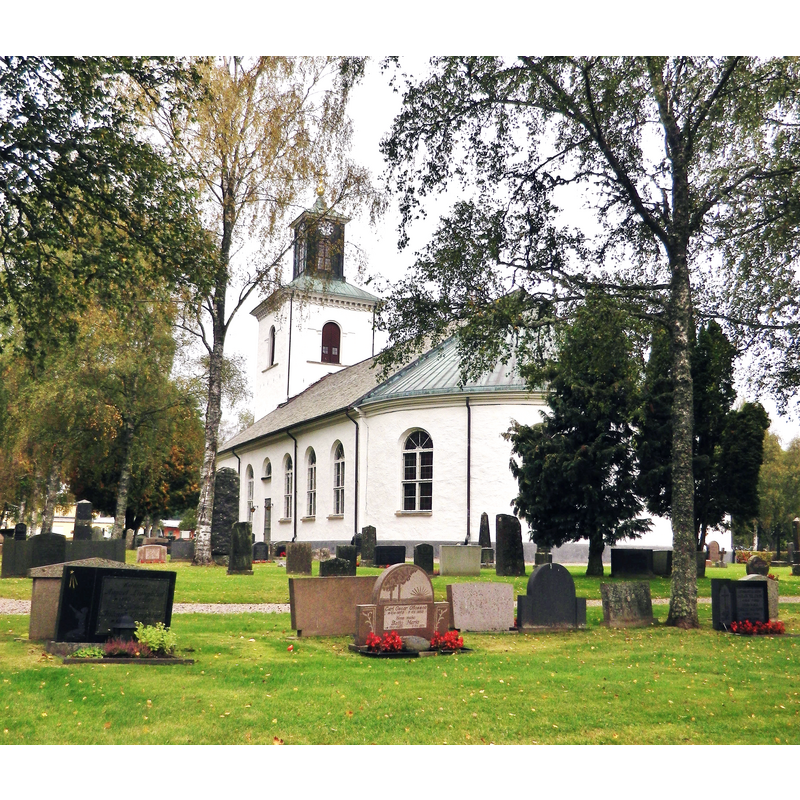 Source caption: "Ryssby kyrka ,Kronobergs län.Exteriör"