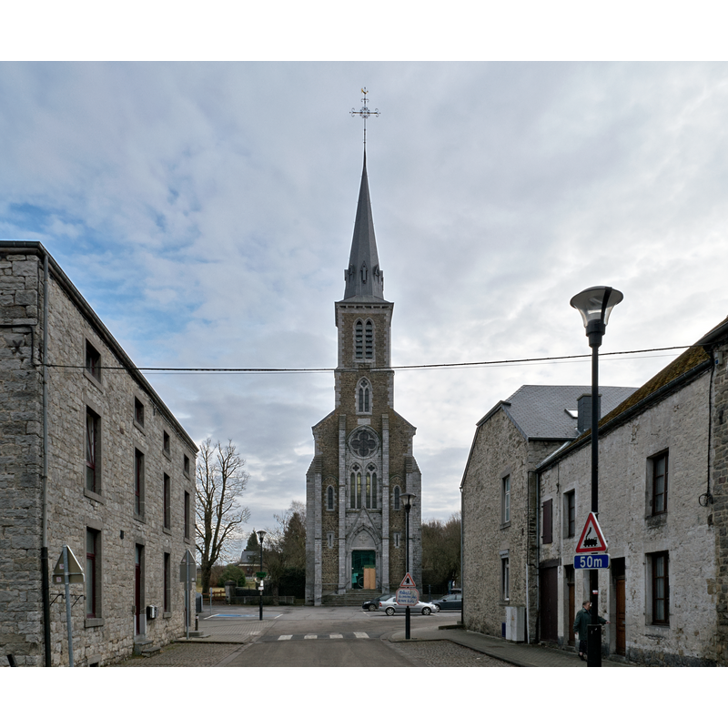 Source caption: "Église Notre-Dame de l'Assomption in Olloy-sur-Viroin, Belgium"