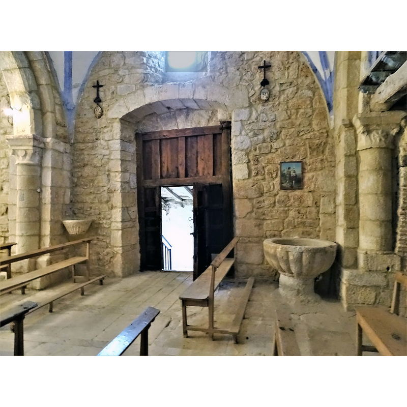 by the south doorway