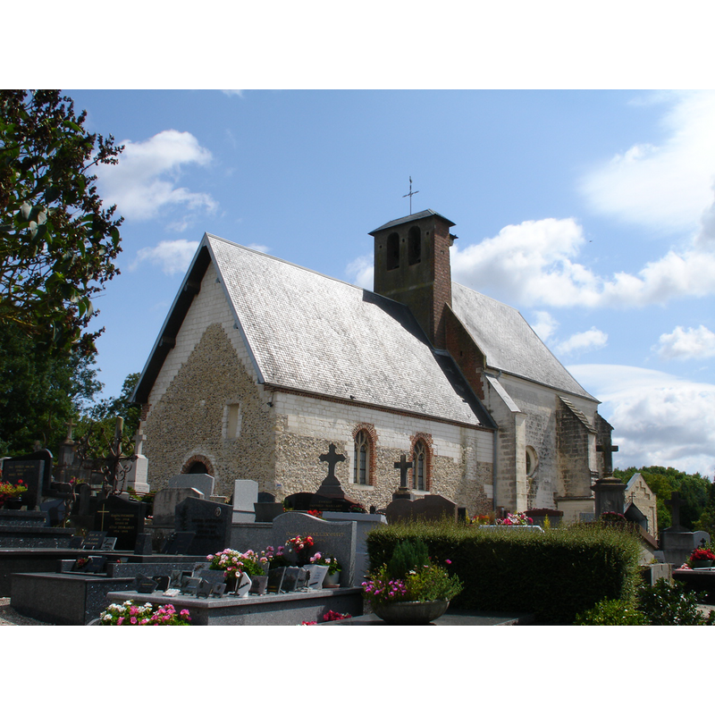 Source caption: "Église d'Attin"