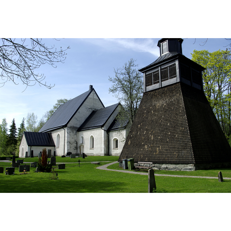 Source caption: "Torpa church in the landscape of Södermanland"