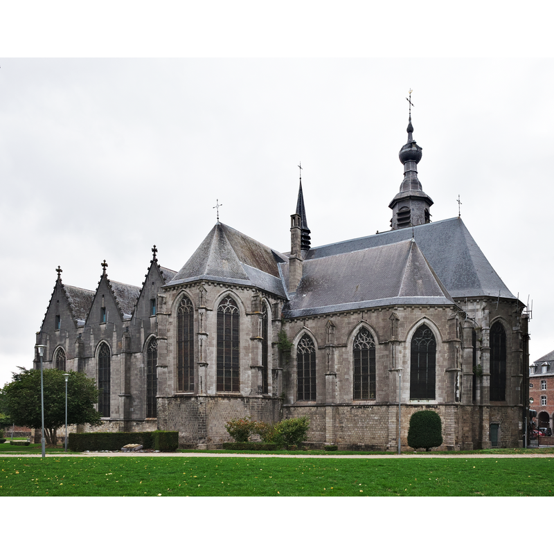 Source caption: "Collégiale Saint-Ursmer, Binche"