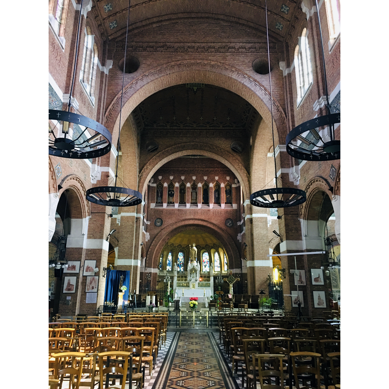 Source caption: "Église Saint-Vaast de Bailleul"