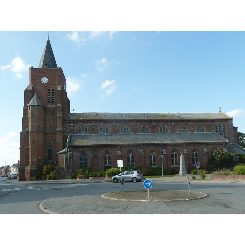 Source caption: " l’église Saint-Omer Caëstre, Nord, France"