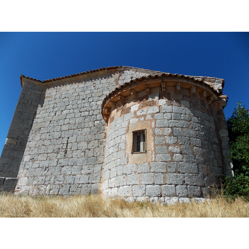 Source caption: " Iglesia de San Román Mártir de Tablada de Villadiego. Ábside."
