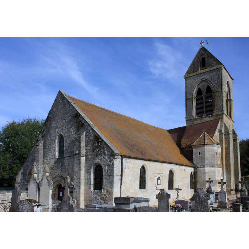 Source caption: "Église Saint-Martin de Maast-et-Violaine"