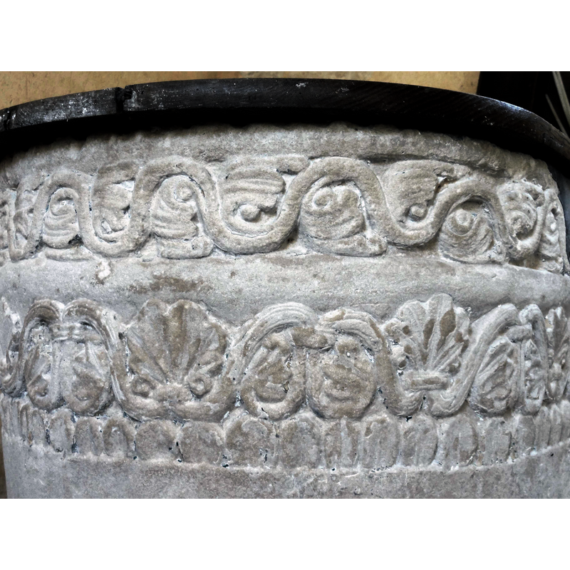 Source caption: "Fonts baptismaux du XIIe siècle."