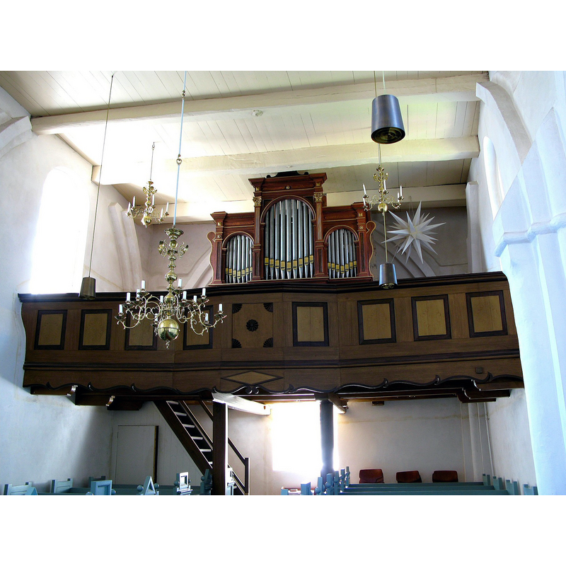 Source caption: "Orgel in Blersum, Landkreis Wittmund"