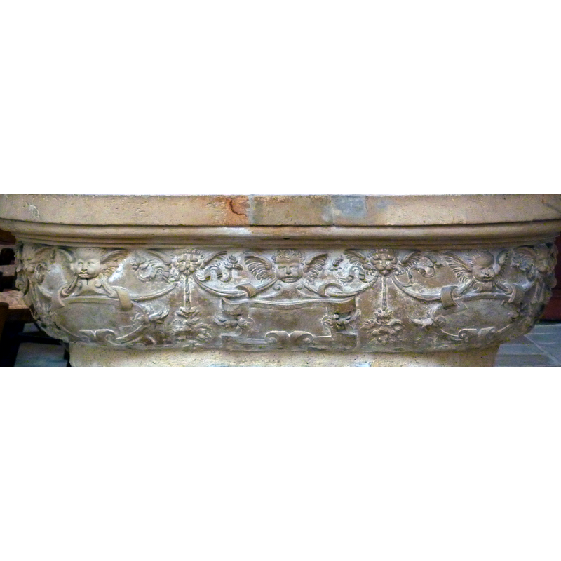 several of them on the basin sides