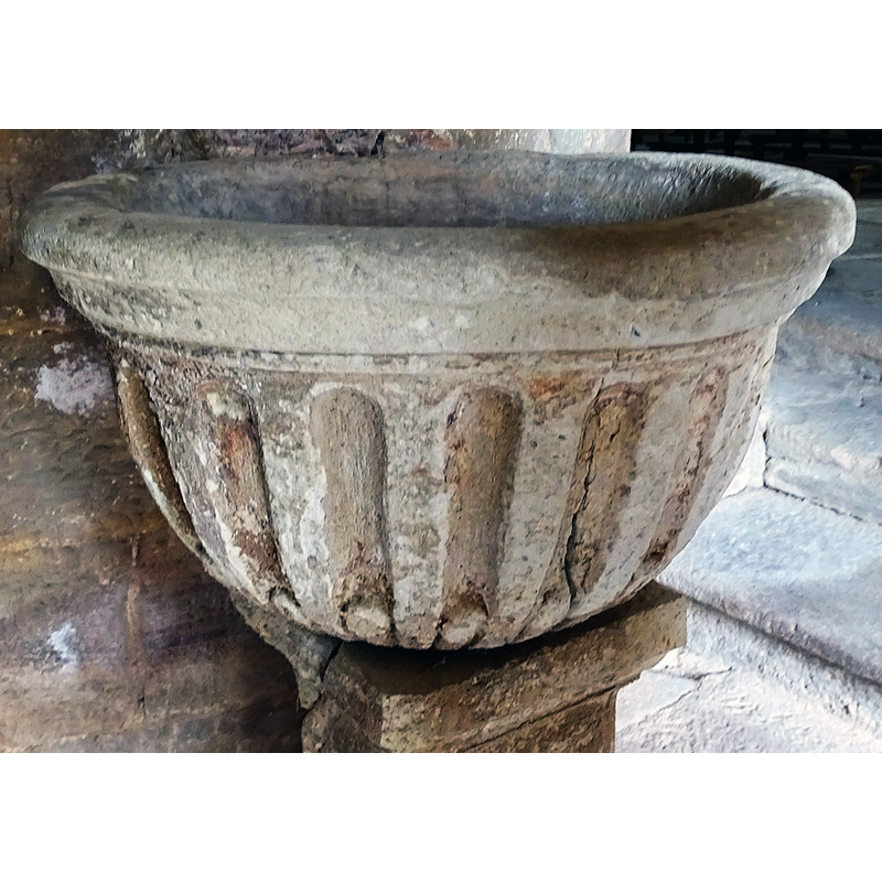 the basin of the stoup