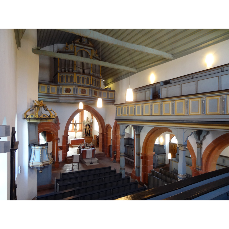 Source caption: "Evangelische Pfarrkirche Münzenberg"