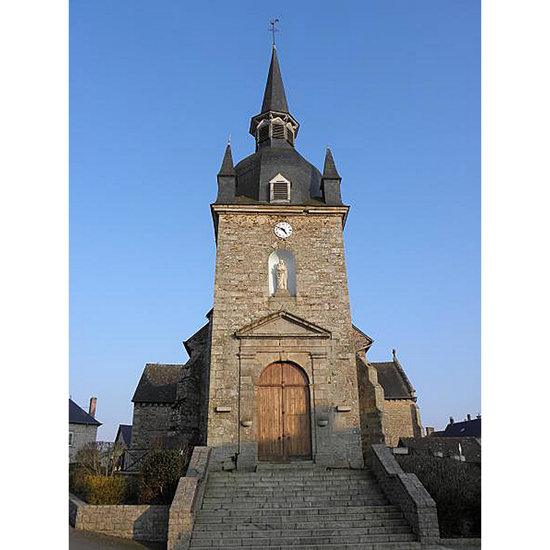 Source caption: "Église Saint-Pierre de Quédillac"