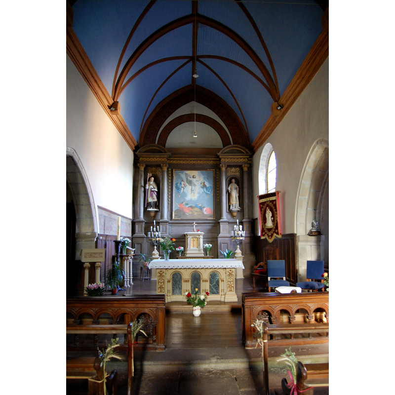 Source caption: "Chœur de l'église de Saint Léry"