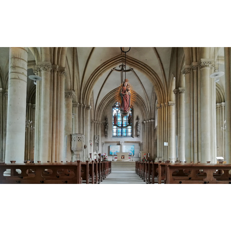 Source caption: "St. Johannes der Täufer ist eine katholische Kirche in der Stadt Billerbeck im Bistum Münster und eine der beiden Kirchen der Pfarr- und Propsteigemeinde St. Johannes und St. Ludgerus."