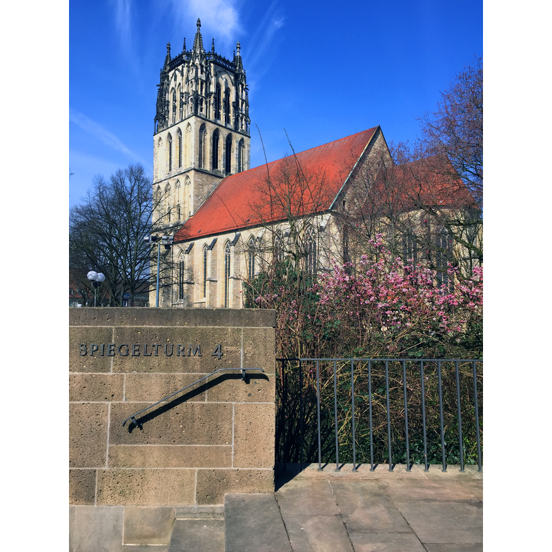 Source caption: "  Kirche Liebfrauen-Überwasser (14. Jh.)"