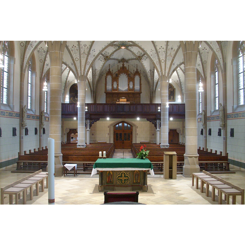 Source caption: "Innenraum Pfarrkirche St. Matthäus Bad Sobernheim"