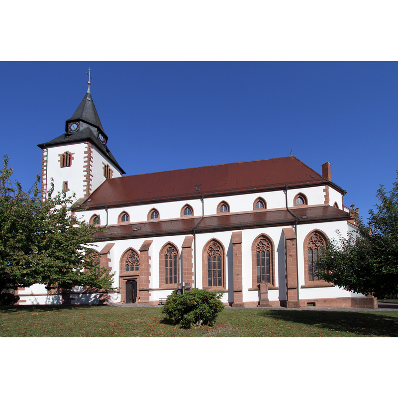 Source caption: "Liebfrauenkirche in Gernsbach."
