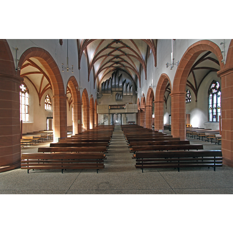 Source caption: "Liebfrauenkirche in Gernsbach, Innenausstattung."