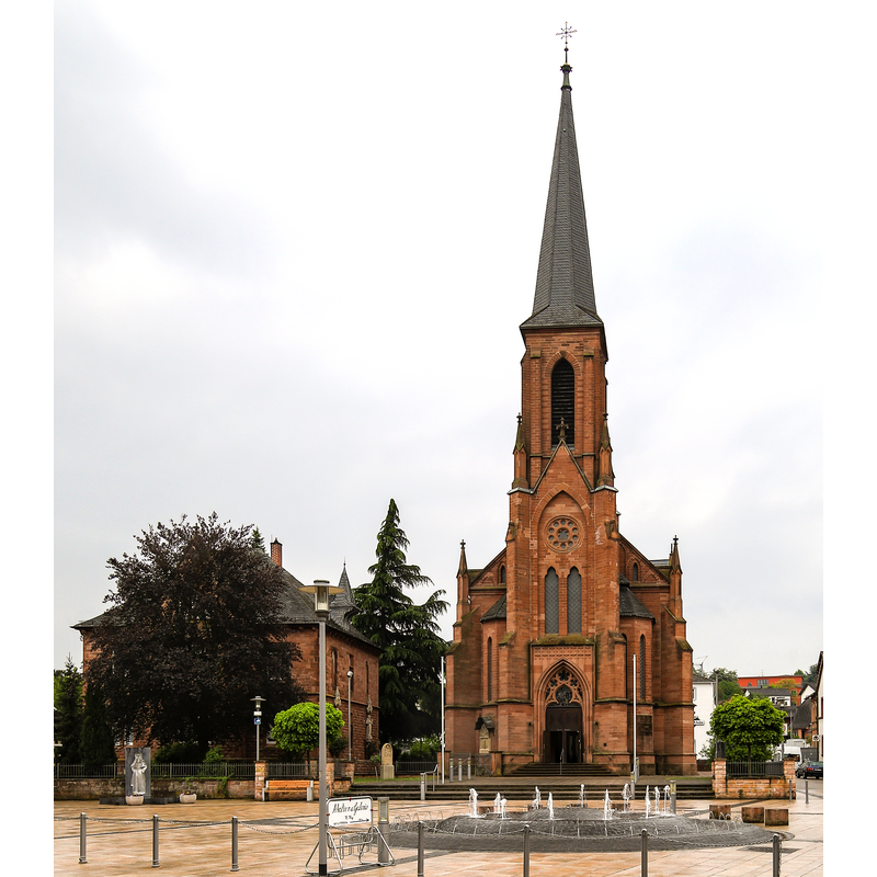 Source caption: "Catholic parish church St. Martin"