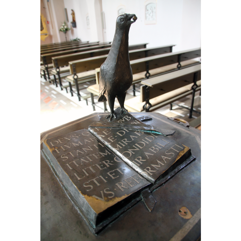Source caption: "Kirche St. Martin in Bad Bergzabern, Innenausstattung."