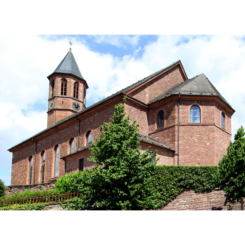 Source caption: "Kirche St. Cyriak in Malsch."