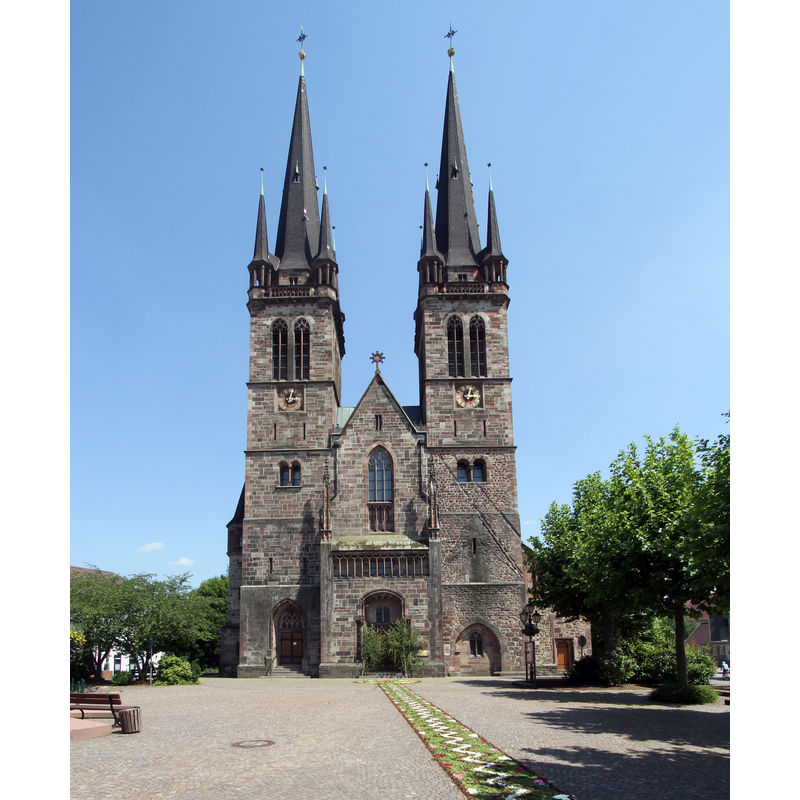 Source caption: "Kirche St. Johannes in Ottersweier."