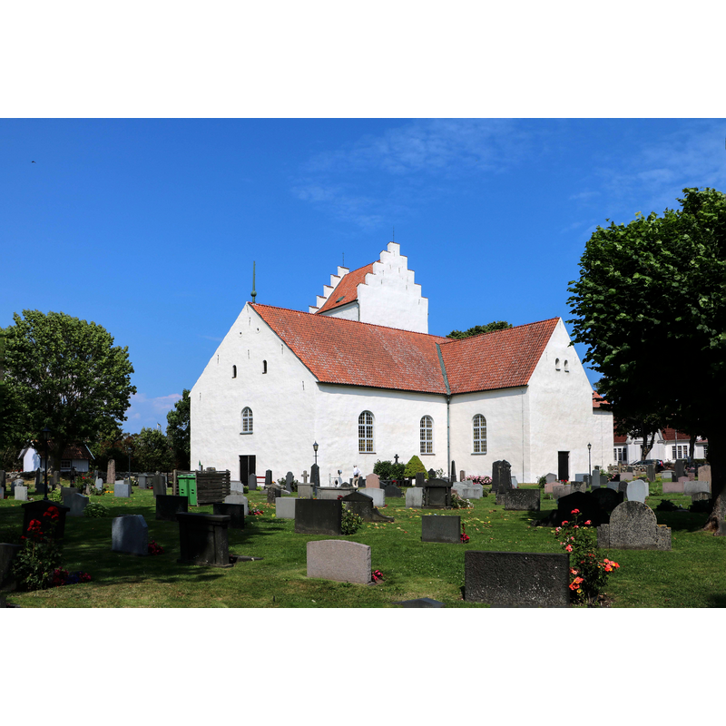Source caption: " Kristianopels kyrka. Exteriör från sydväst."