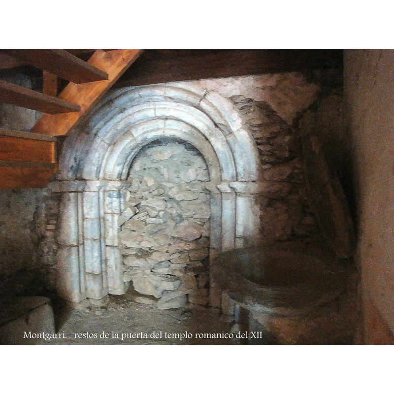 photographed in September 2012, before the rehabilitation of the church
