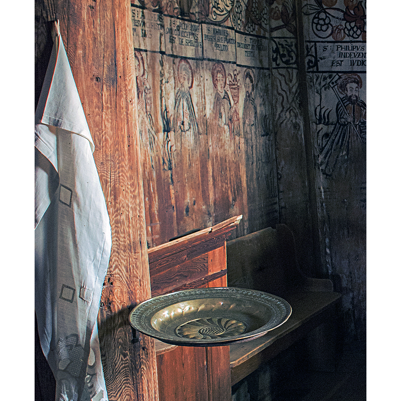 this baptismal dish is probably what sources refer to when the mention a 'baptismal font of 1630' in this church