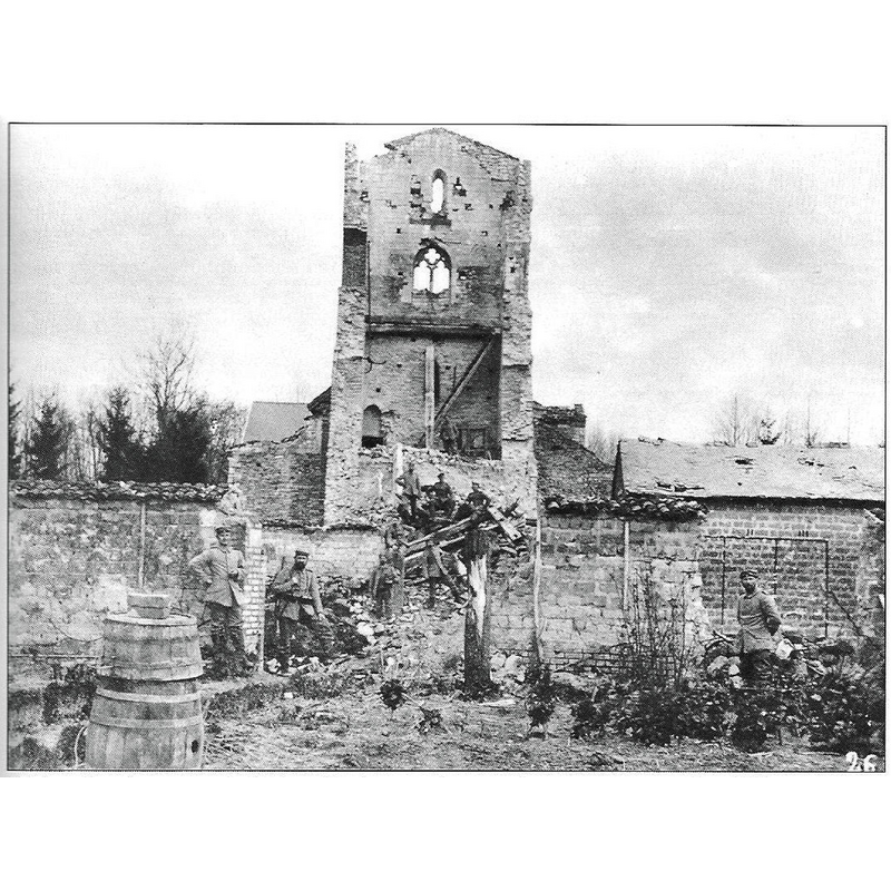 Source caption: "destructions de la Première Guerre mondiale "