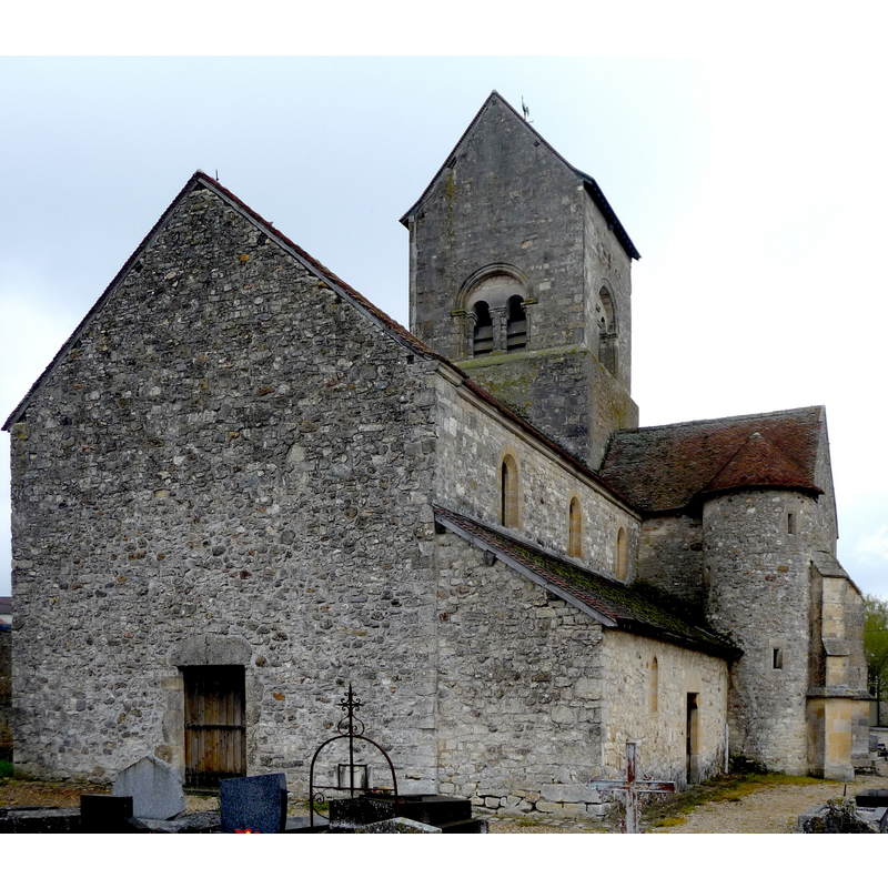 Source caption: "Eglise de Marfaux"