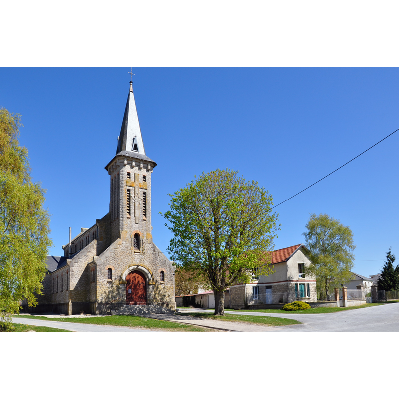 Source caption: " Eglise de Saint-Hilaire-le-Petit (Marne, région Champagne-Ardenne, France)."