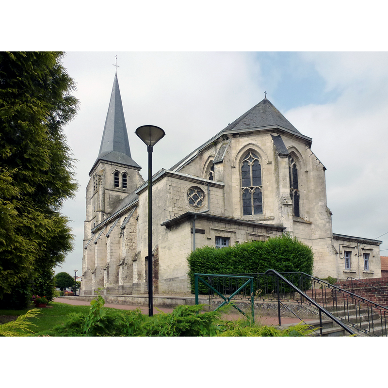 Source caption: " Amettes (Pas-de-Calais, Fr) église Saint-Sulpice"