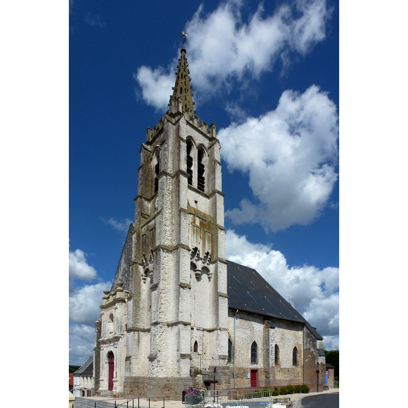 Source caption: " Fauquembergues (Pas-de-Calais, Fr) église Saint-Léger"