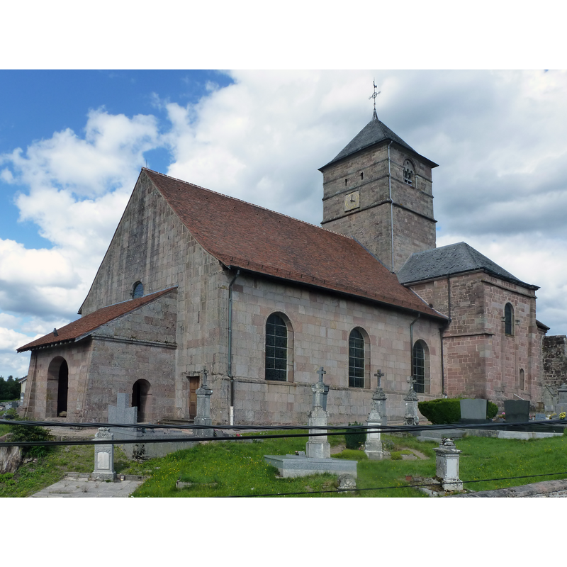 Source caption: Église Notre-Dame de Champ-le-Duc (Vosges, Lorraine, France)."