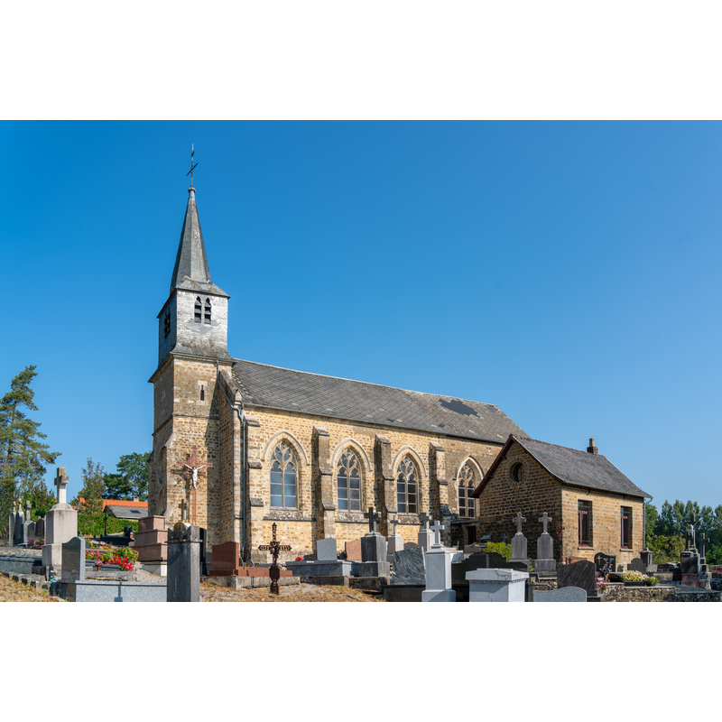Source caption: "Église Saint-Martin de Questrecques"