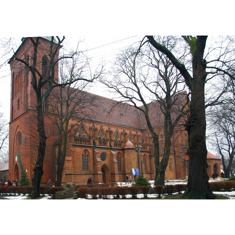 Source caption: "Kamień Pomorski. Katedra św. Jana Chrzciciela."