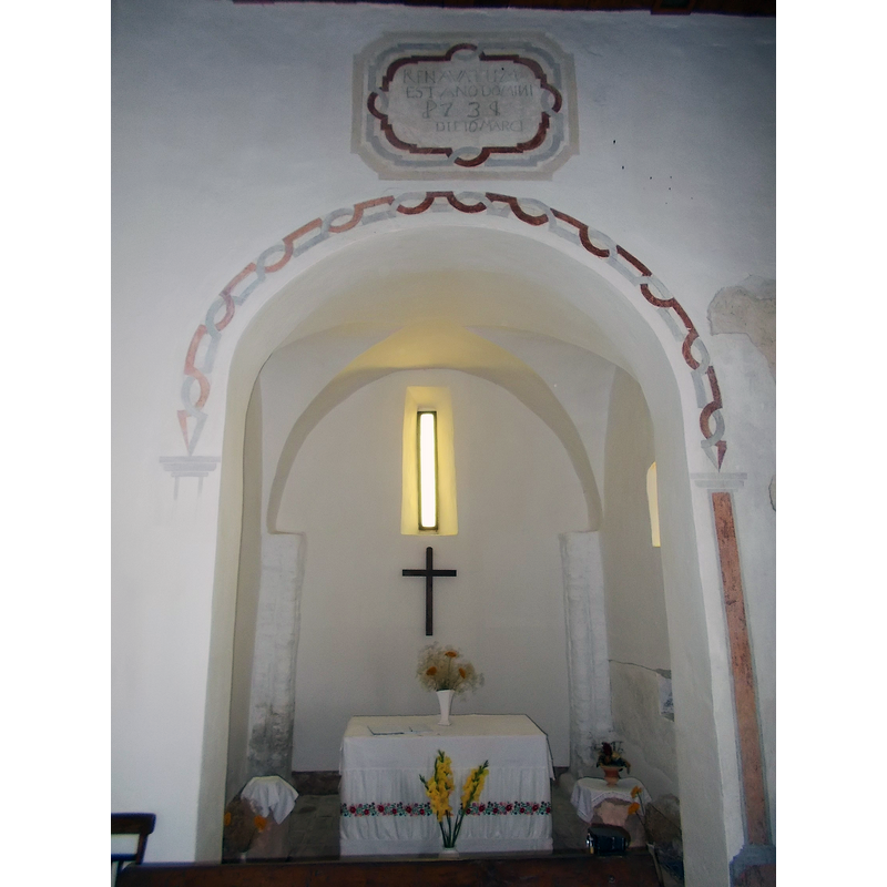 Source caption: "Mary Magdalene Church. Main (only) altar (east end of the church). The Árpád-age church is one of the three intact Árpád-era churches in the Balaton Uplands, it is also mentioned as Hévíz's pearl. The church was built in the 13th century. The first mentioned in written records in 1314. - Dombföldi St., Egregy, Hévíz, Zala County, Hungary." [NB: the date of 1731 above the chancel arch refers to the re-building of the medieval church]