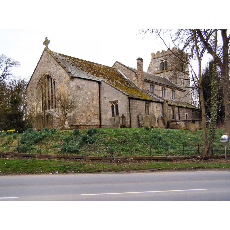 Source caption: "The Church of St Michael and All Angels, Sutton Upon Derwent"