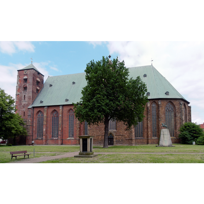 Source caption: "Südansicht des Doms zu Verden"