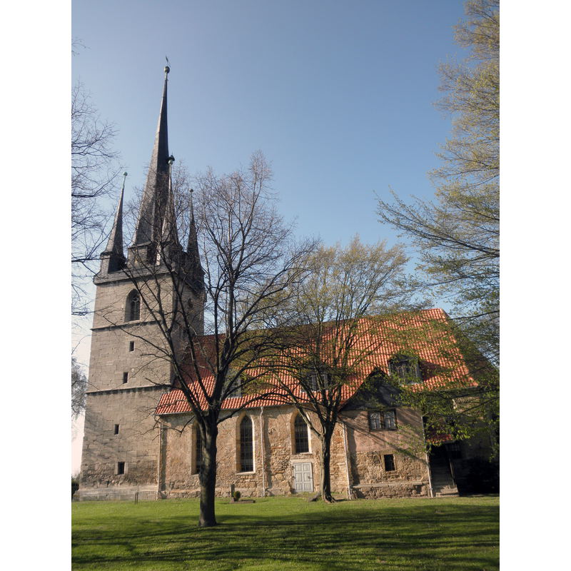 Source caption: "Kirche in Grossengottern" [St. Walpurgiskirche]